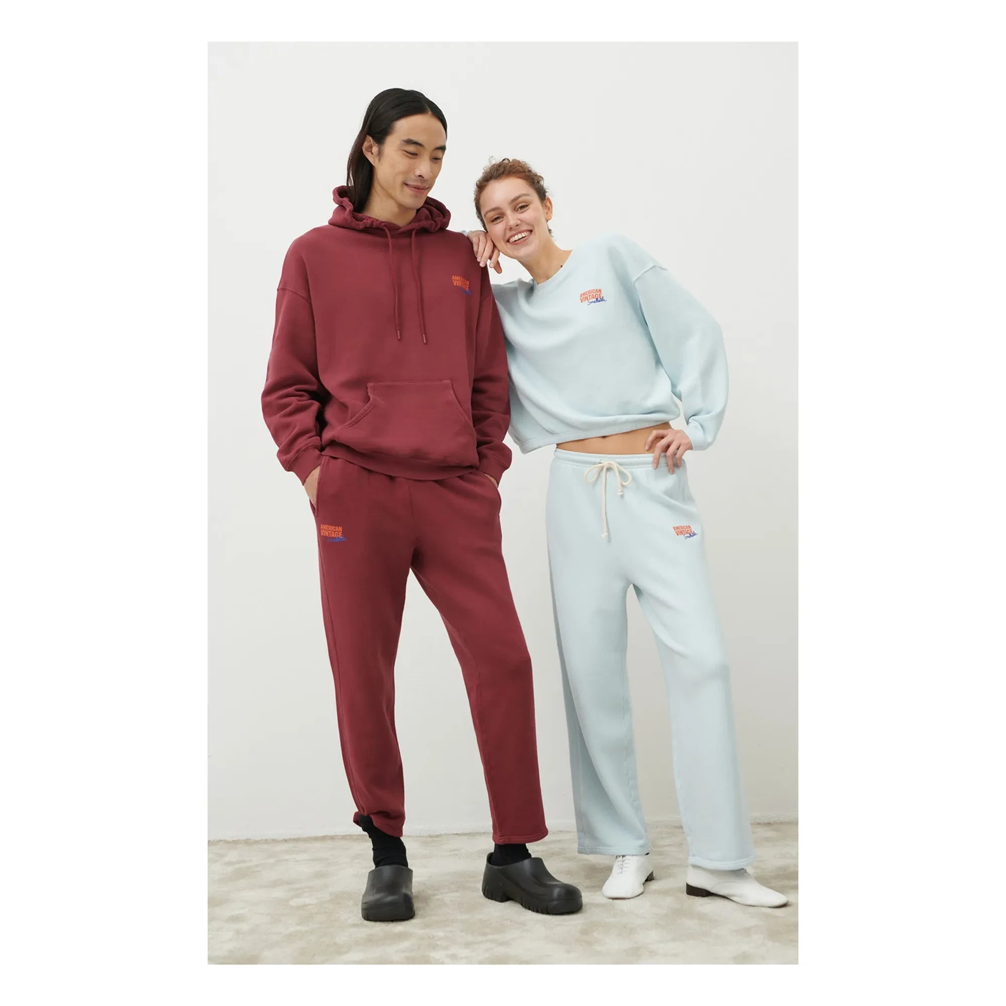 American Vintage - American Vintage X Smallable Collaboration - Izubird Jogger | Light Blue
