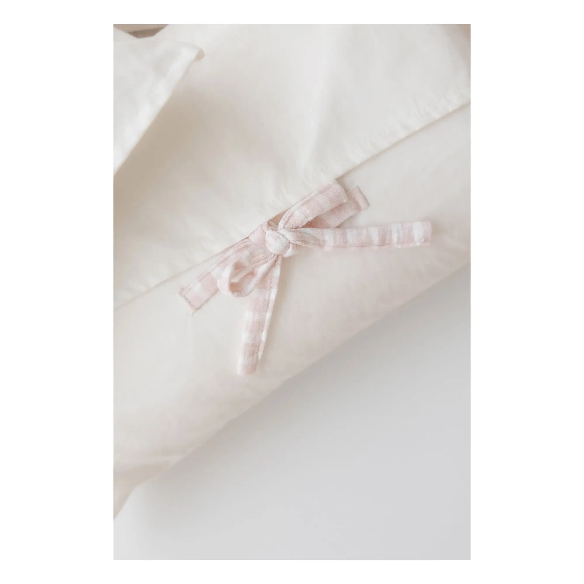 Soft Spot - Organic Cotton Quilted Blanket | Pale Pink