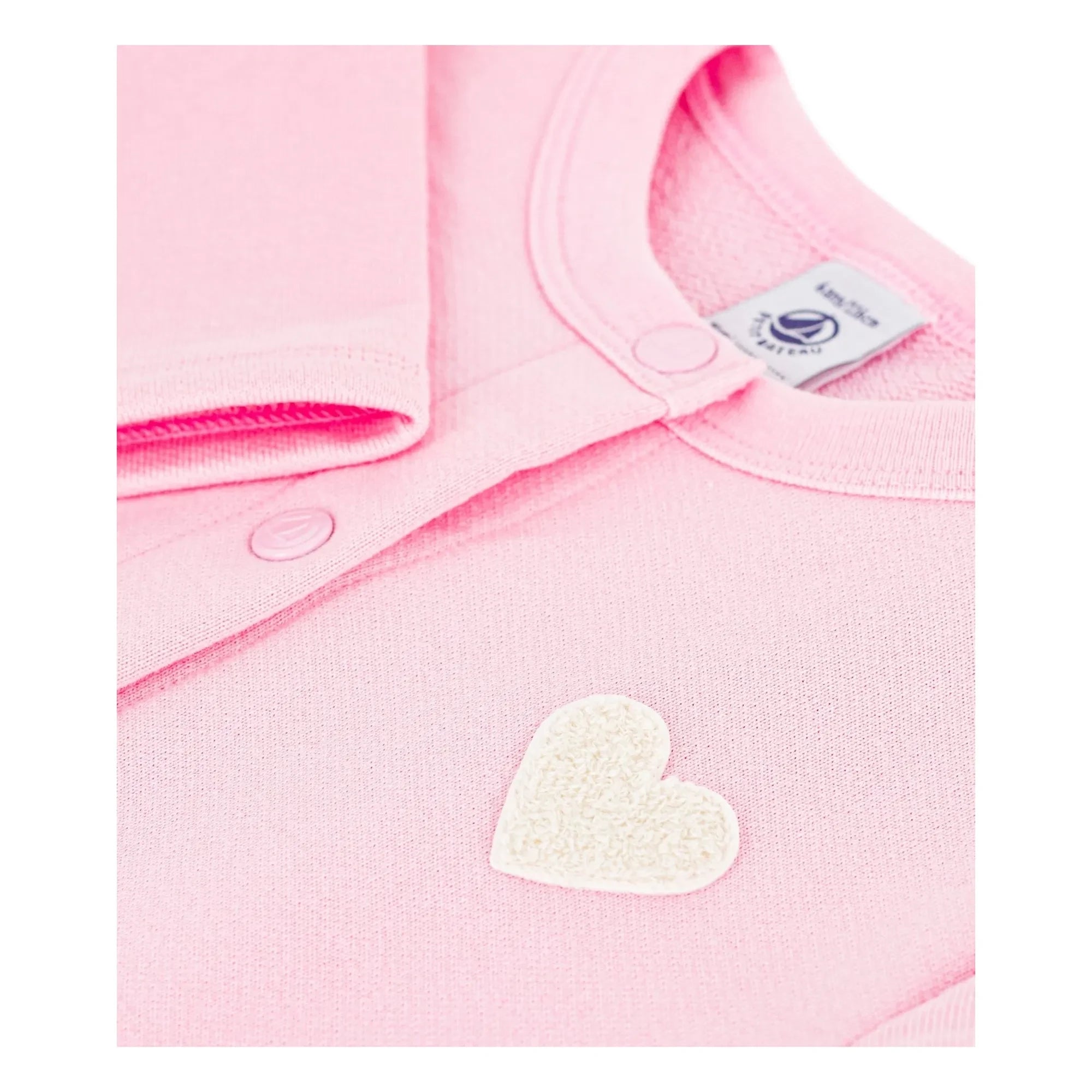 Petit Bateau - Solid Fleece Jacket | Pink