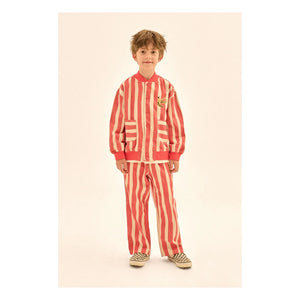 Jelly Mallow - Striped Pants | Red