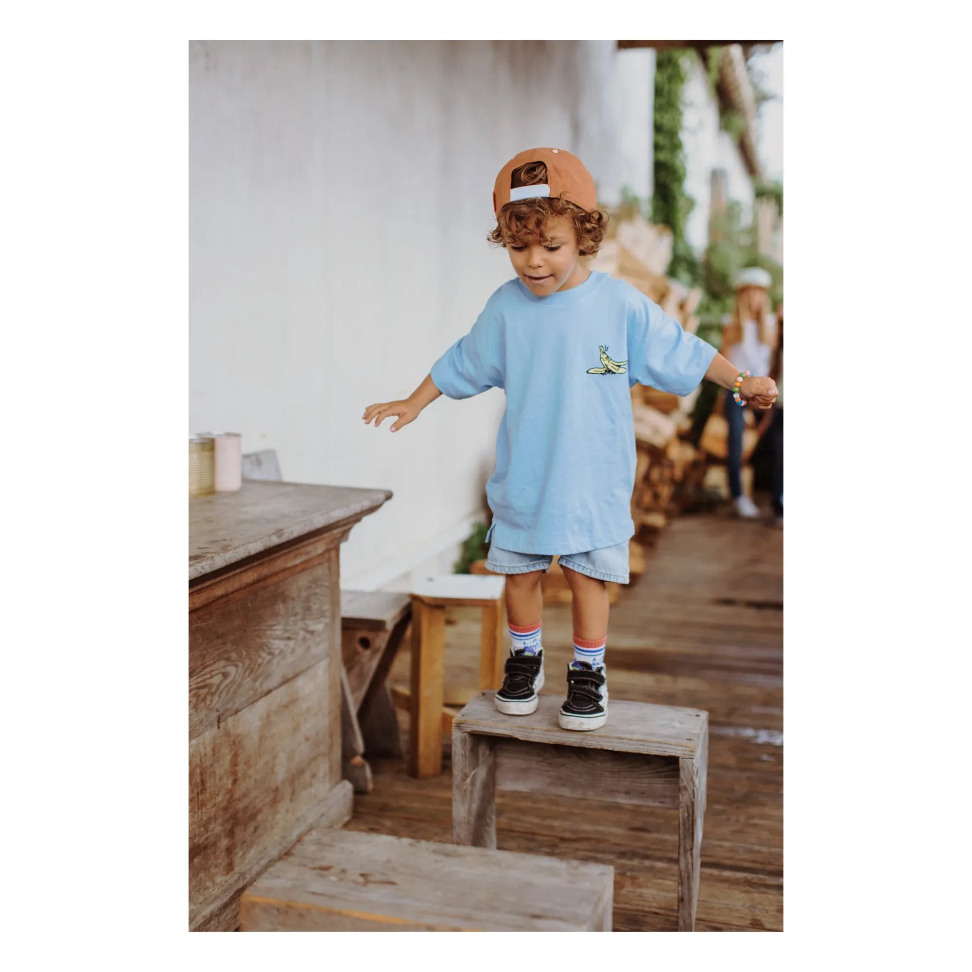 Hello Hossy - Flat Visor Hat | Orange Rouille