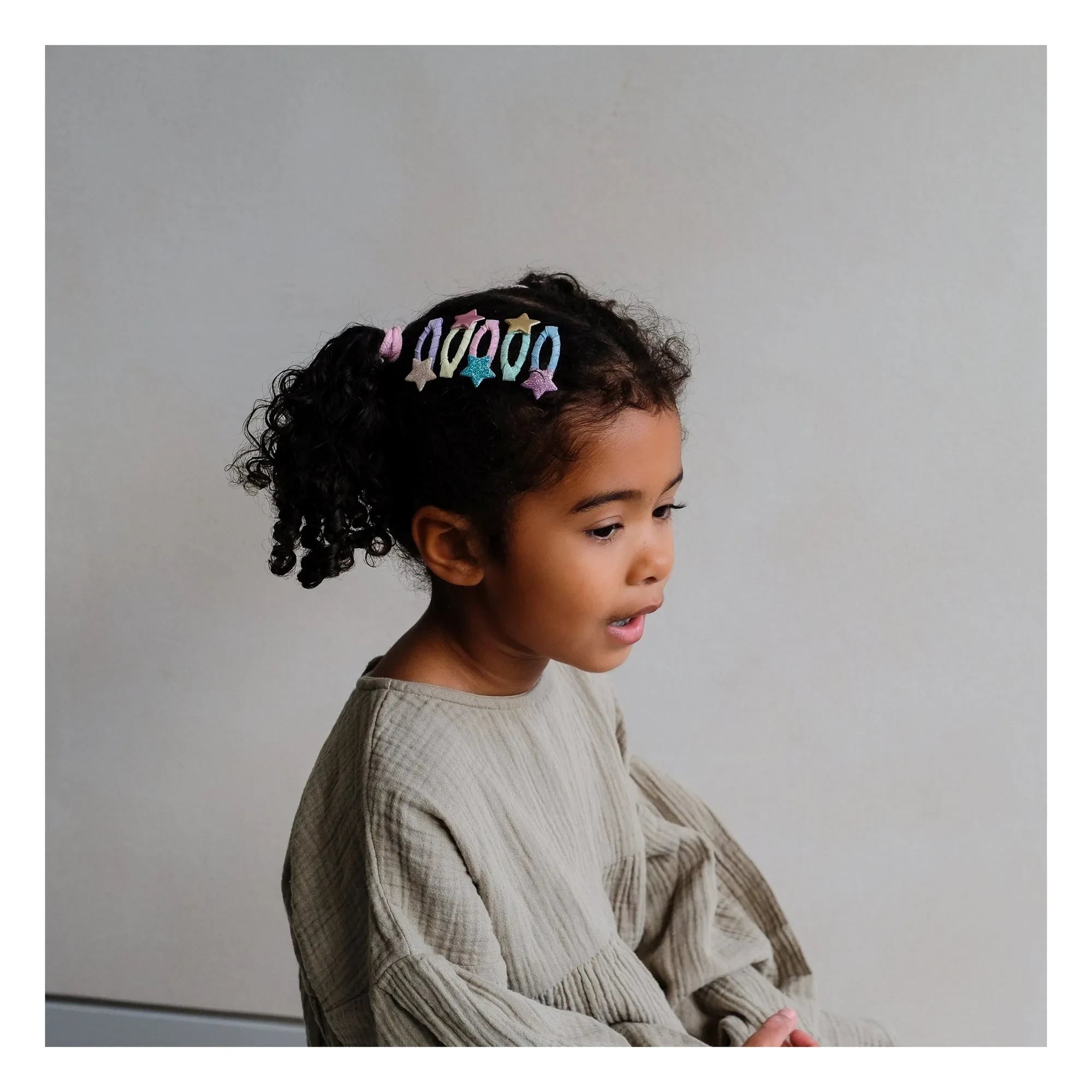 Mimi & Lula - Set of 5 Stellina Hair Clips | Blue