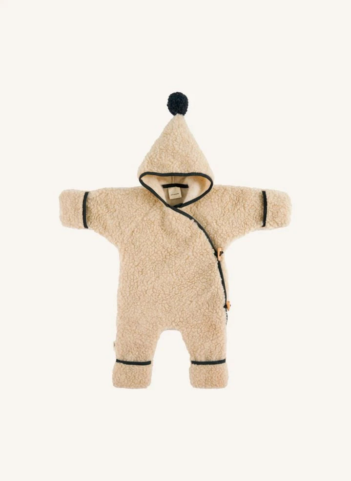 BINIBAMBA - Merino Wool Romper - Binibamba x Organic Zoo | Moon