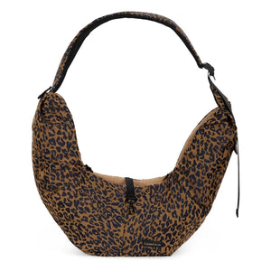 Caramel & Cie - Leopard Dog Patterned Crossbody Bag | Brown