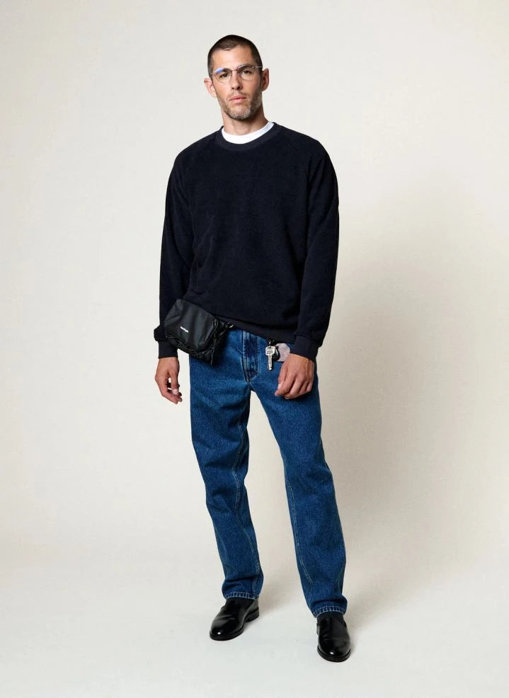 Homecore - Aquae Cotton Sweatshirt | Navy