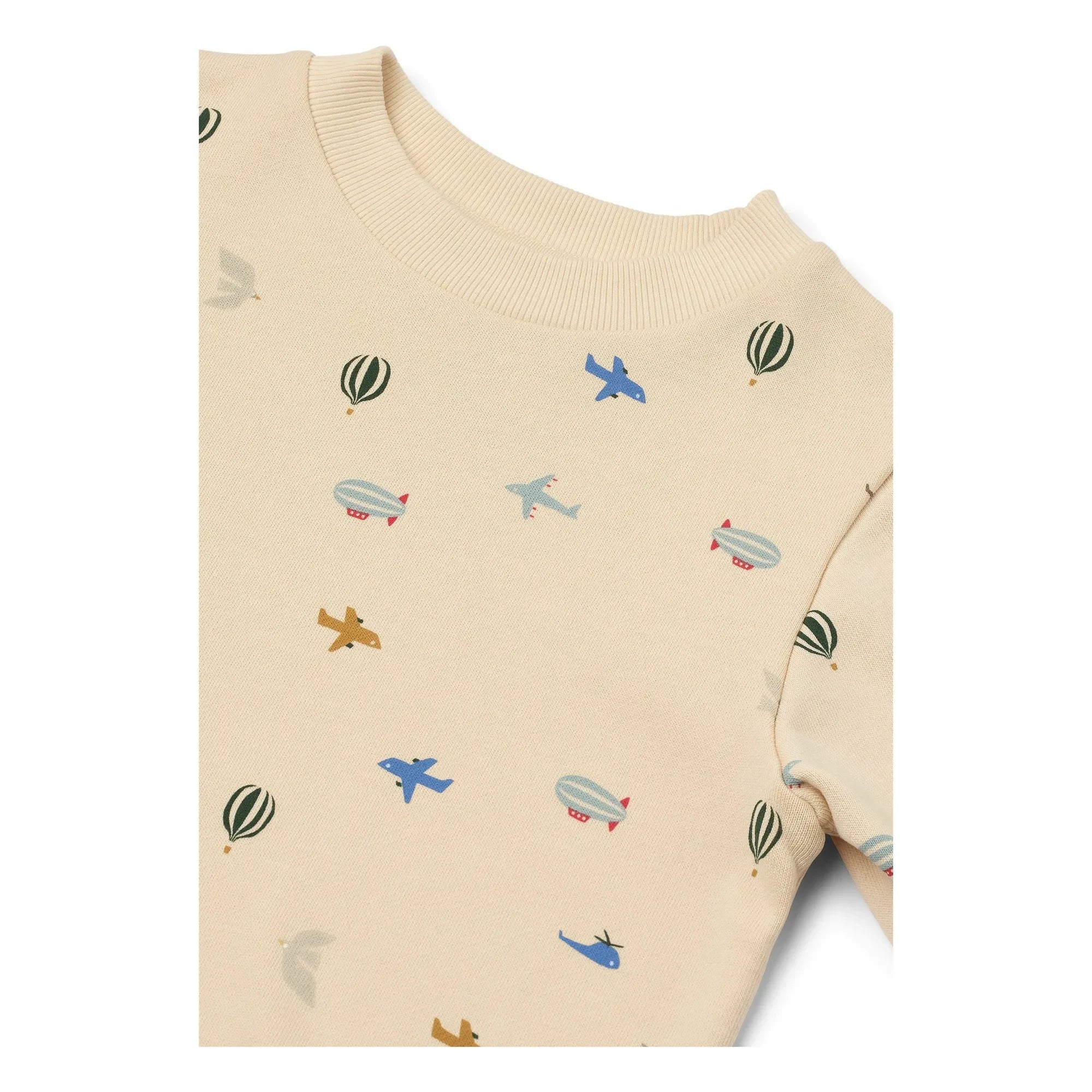 Liewood - Thora Aviator Organic Cotton Sweatshirt | Ecru