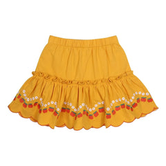 Jelly Mallow - Apple Ruffled Skirt | Yellow
