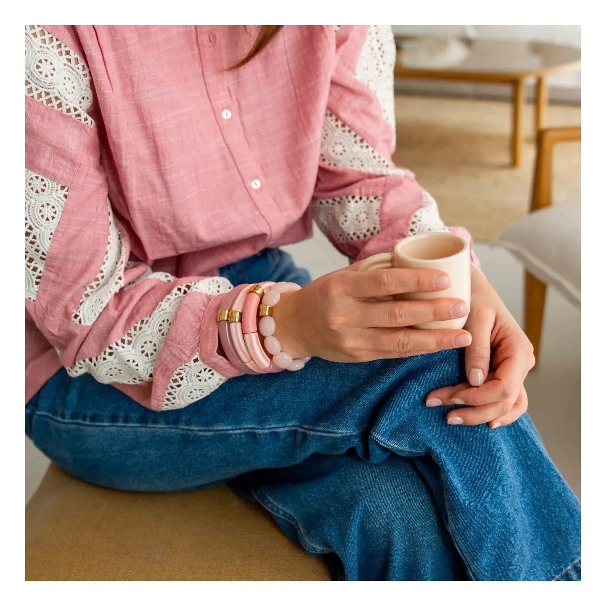 Parabaya - Riviera Rosado 3 Bracelets | Pink
