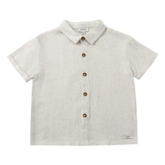 Donsje - Brammie Linen Shirt | Heather White