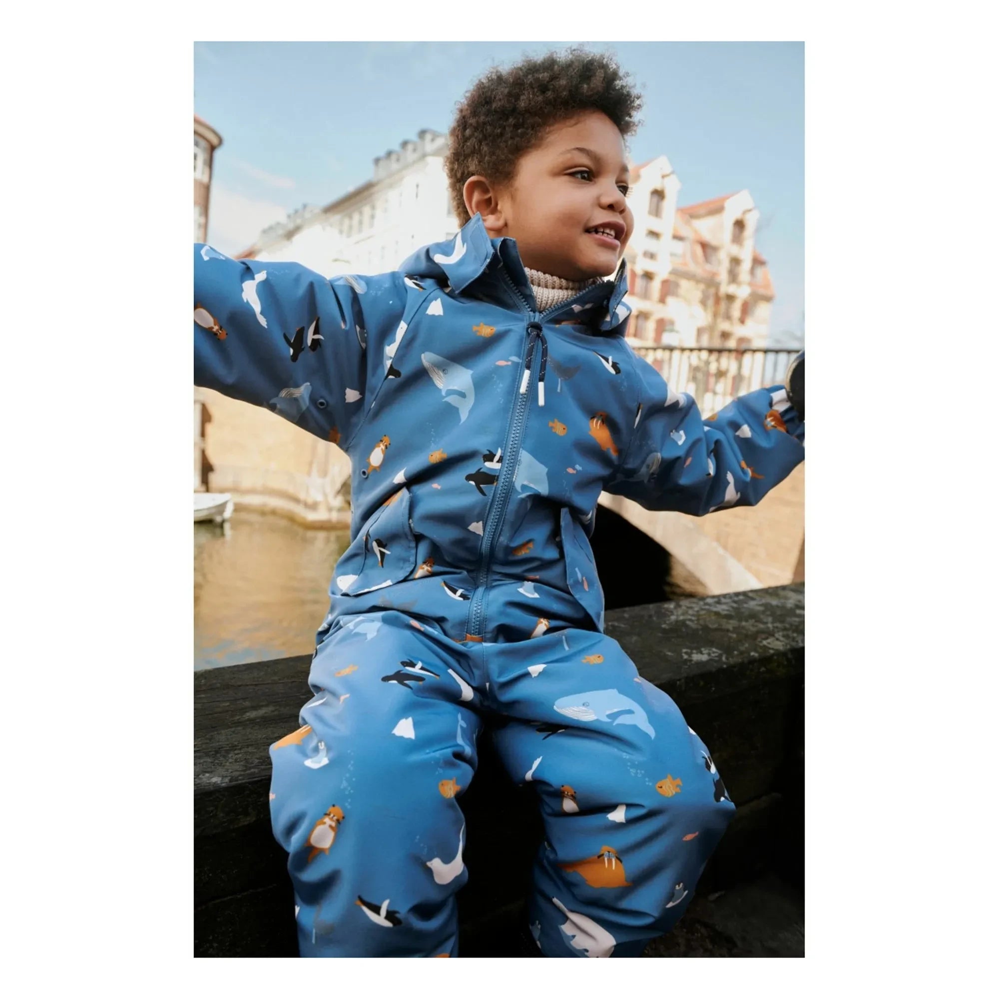 Liewood - Maddy Snowsuit | Azure Blue