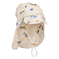 Liewood - Cecilia Animal UV Protective Hat | Ecru