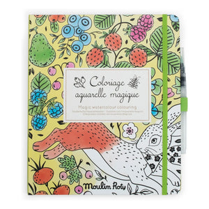 Moulin Roty - The Magic Watercolor Painting Book - Le jardin du Moulin