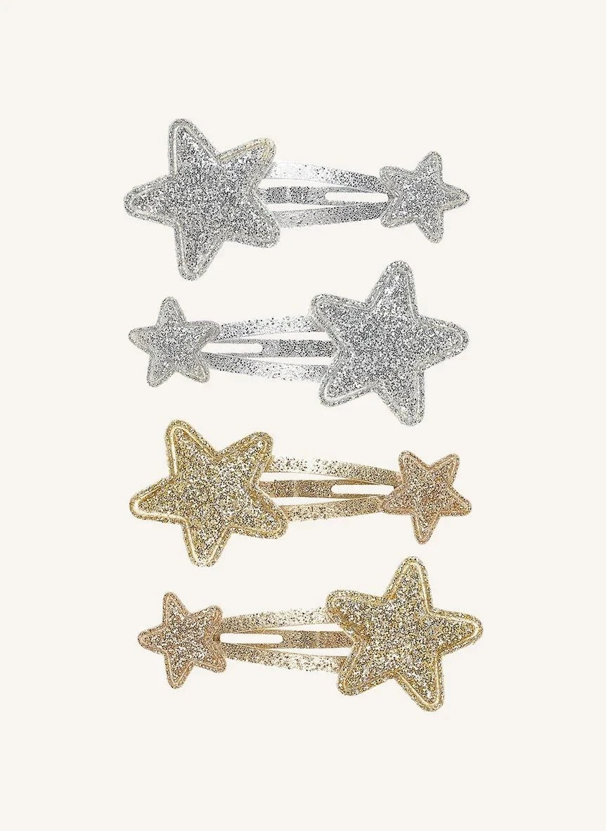 Souza - Star Shaped Hair Clips - Set of 4