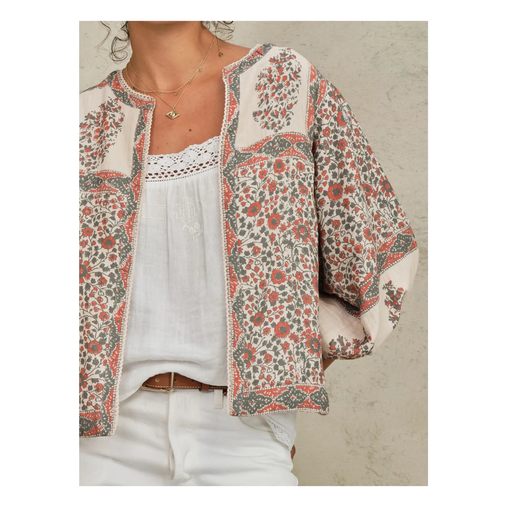 M.A.B.E. - Della Cotton Jacket | Rust