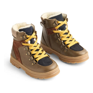 Wheat - Toni Hiker Tex Leather / Suede Boots | Brown