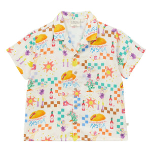 Arsène et Les Pipelettes - Mexico Poplin Shirt | Ecru