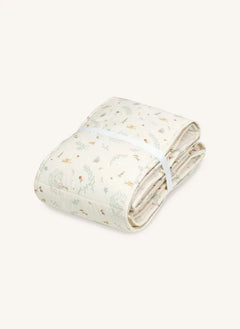 Cam Cam - Woodland Crib Bumper | Ecru