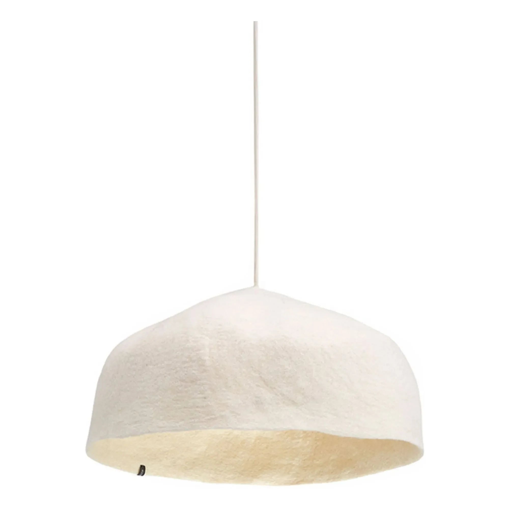 Muskhane - Felt Bedside Lamp | Ivory