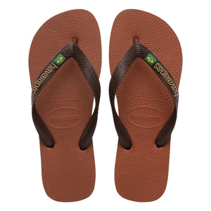 Havaianas - Brasil Logo Flip Flops | Brown