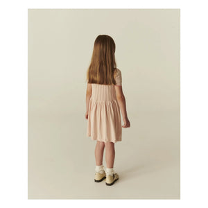 Copenhagen Colors - Pointelle Organic Cotton Mesh Dress | Peach