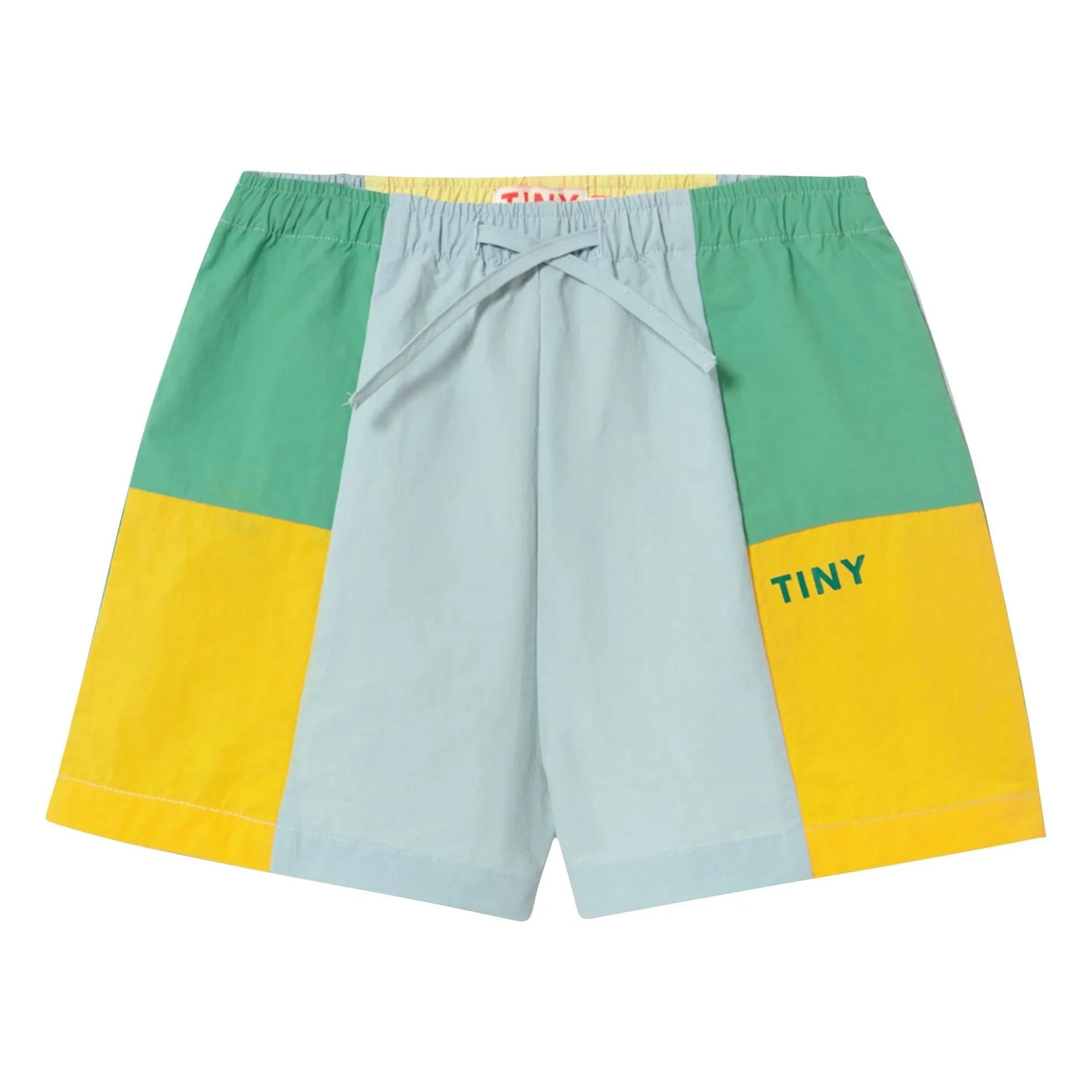 Tinycottons - Renk bloklu şort | Mavi