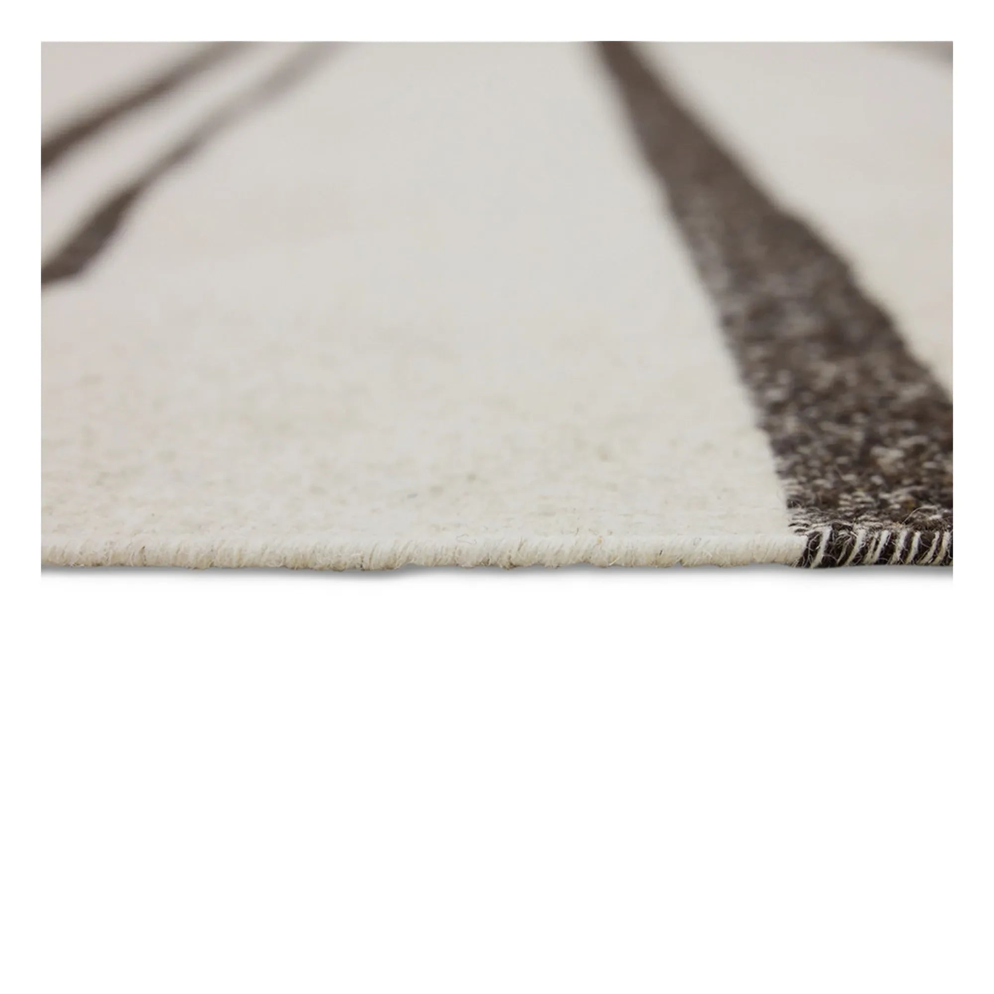 HKliving - Striped Kelim Rug | Cream