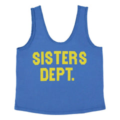 Sisters Department - Olivia Cotton Tank Top | Blue