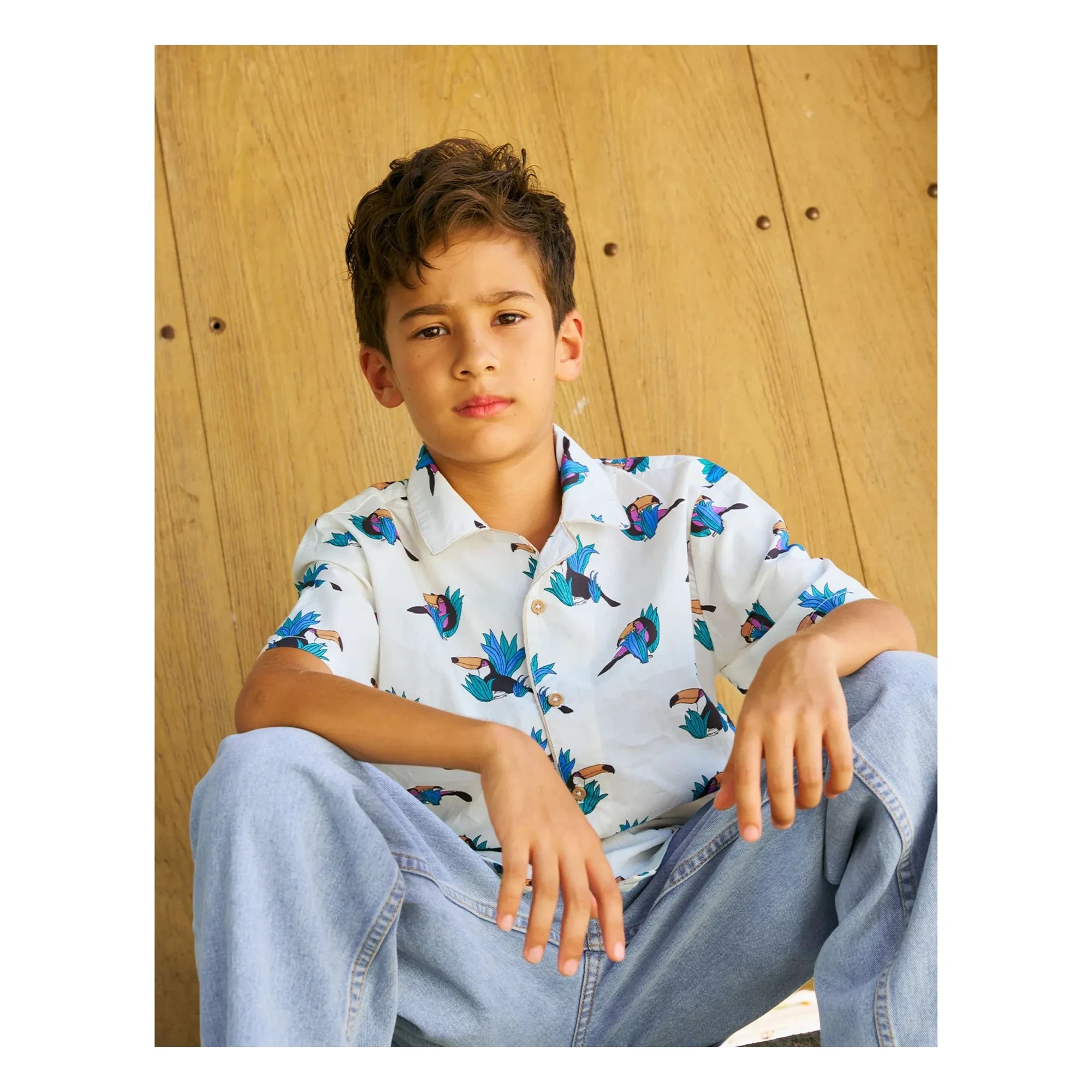 Gingersnaps - Swiper Toucans Shirt | White
