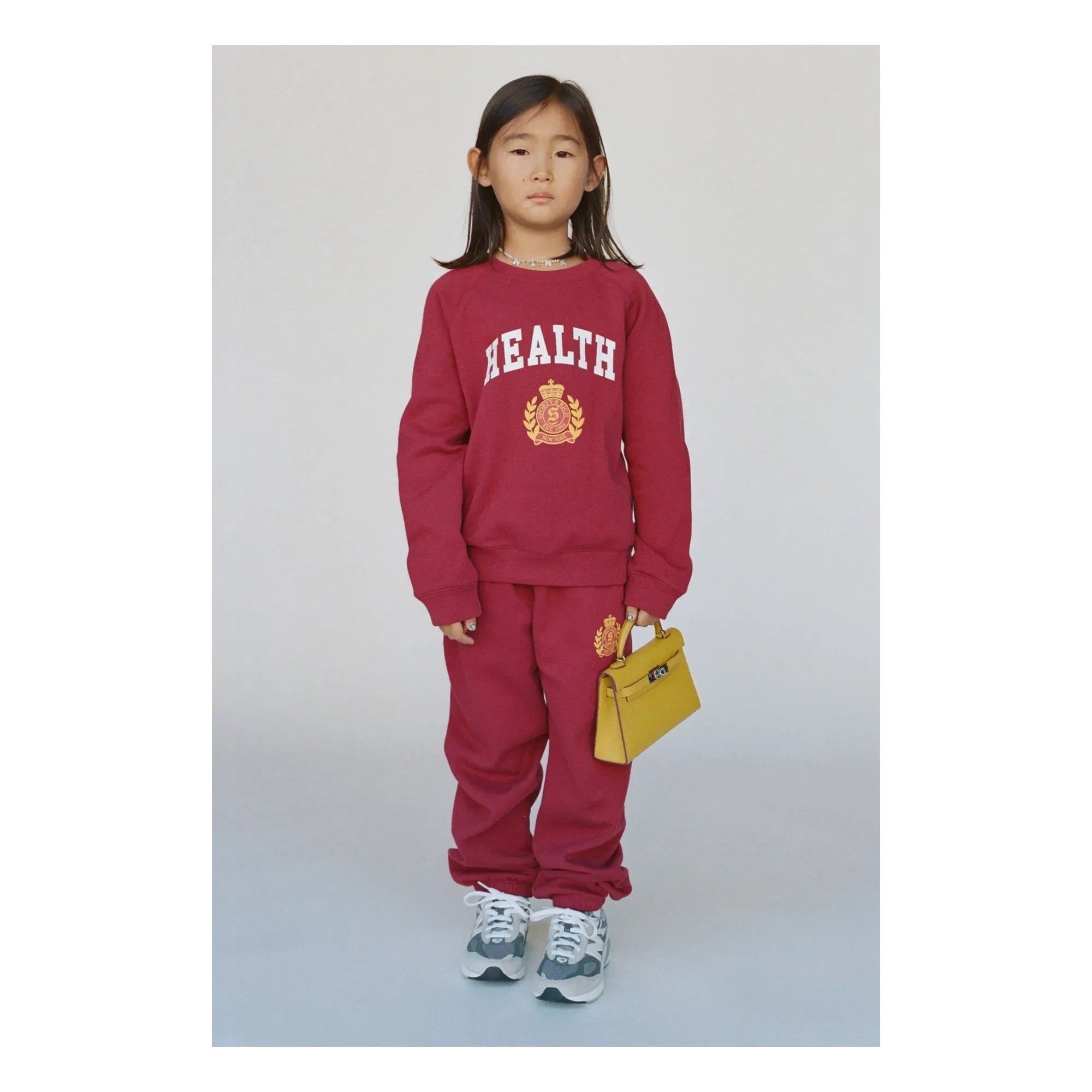 Sporty & Rich - Jogger NY Health Crest | Burgundy