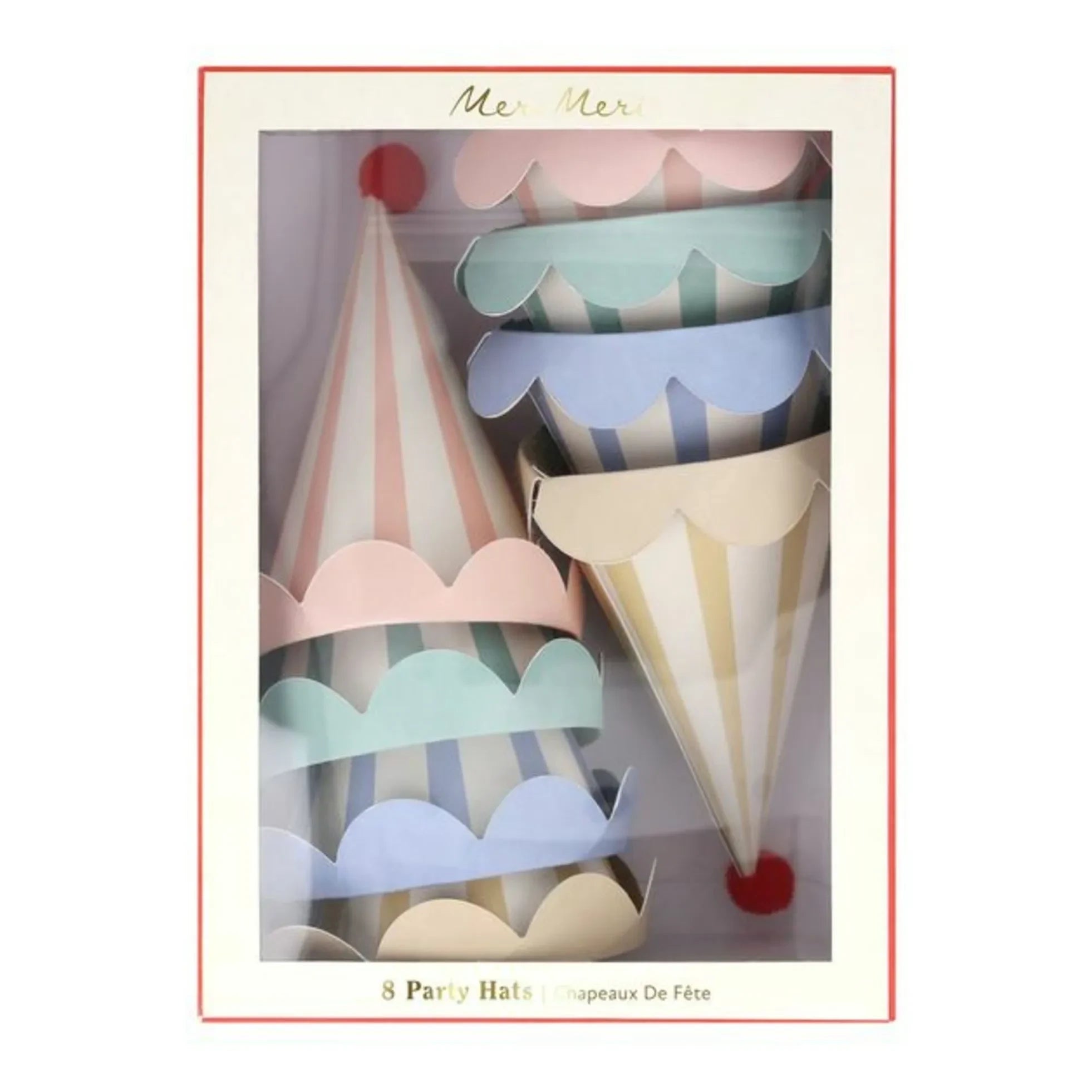 Meri Meri - Animal Friends Birthday Hats - 8-piece Set