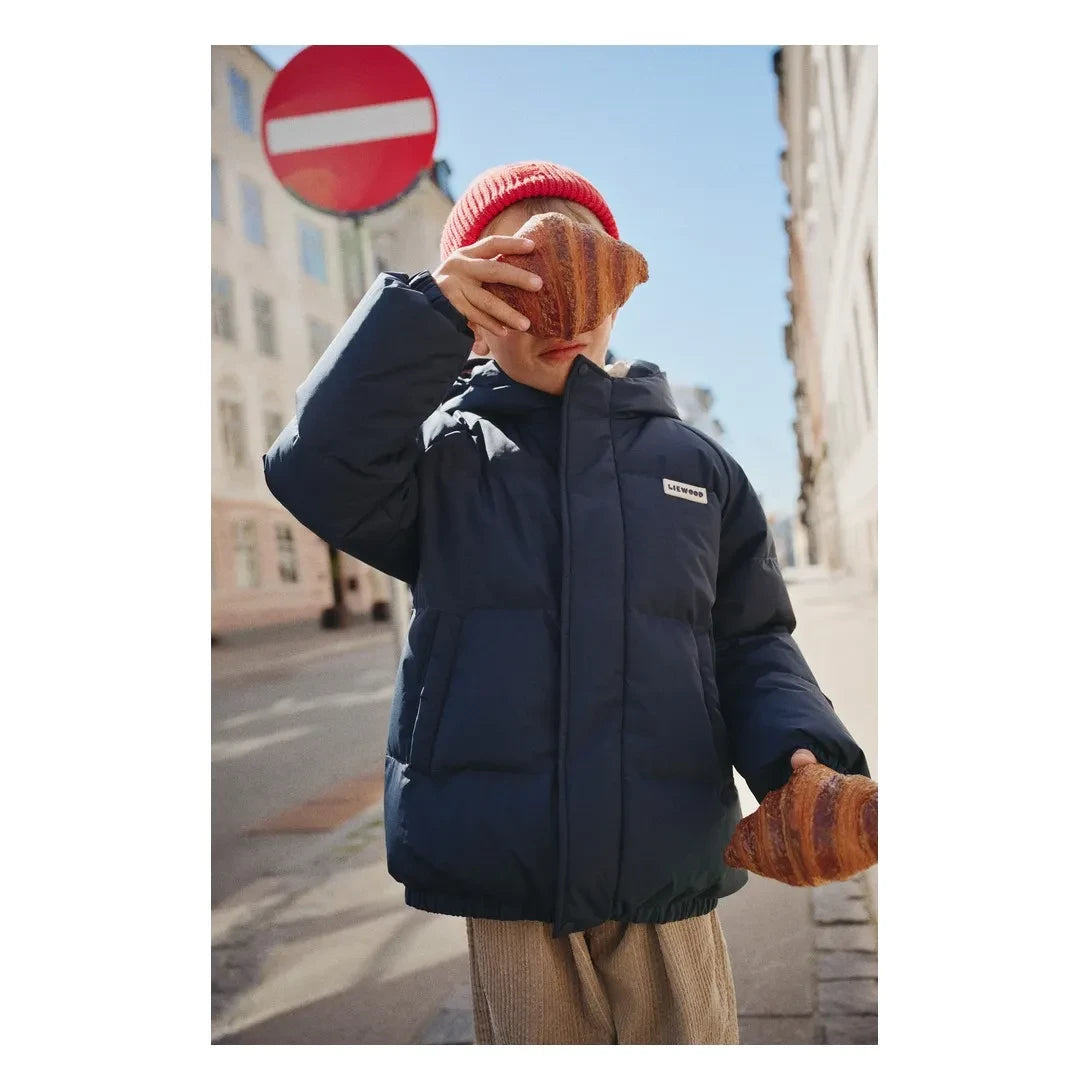 Liewood - Adelina Down Jacket Made from Recycled Fibers | Navy