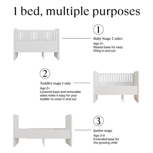 Nofred - Convertible Bed | White