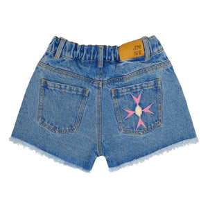 Jenest - Lilou Organic Cotton Denim Shorts | Blue