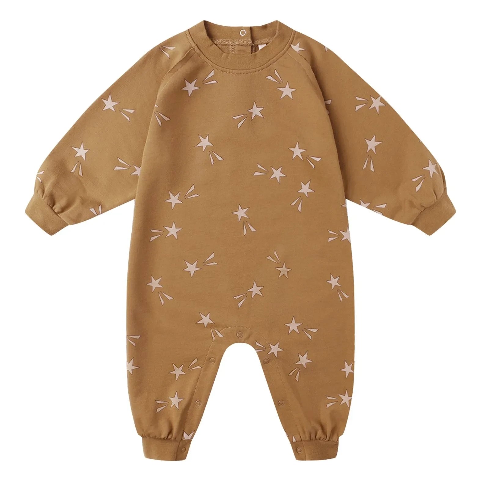 Rylee + Cru - Golden Star Raglan Jumpsuit | Mustard