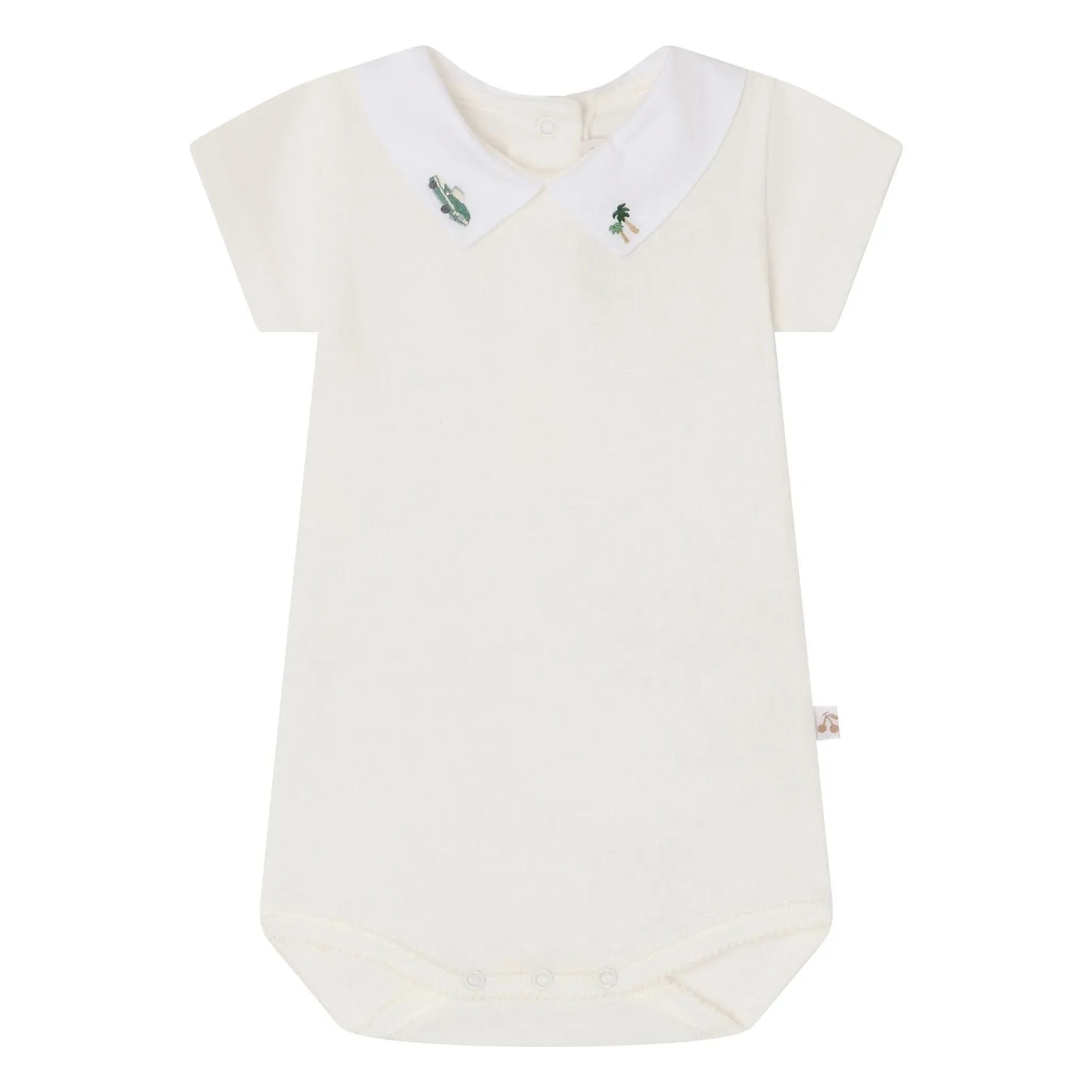 Bonpoint - Julliet Organic Pamuklu Body | Krem