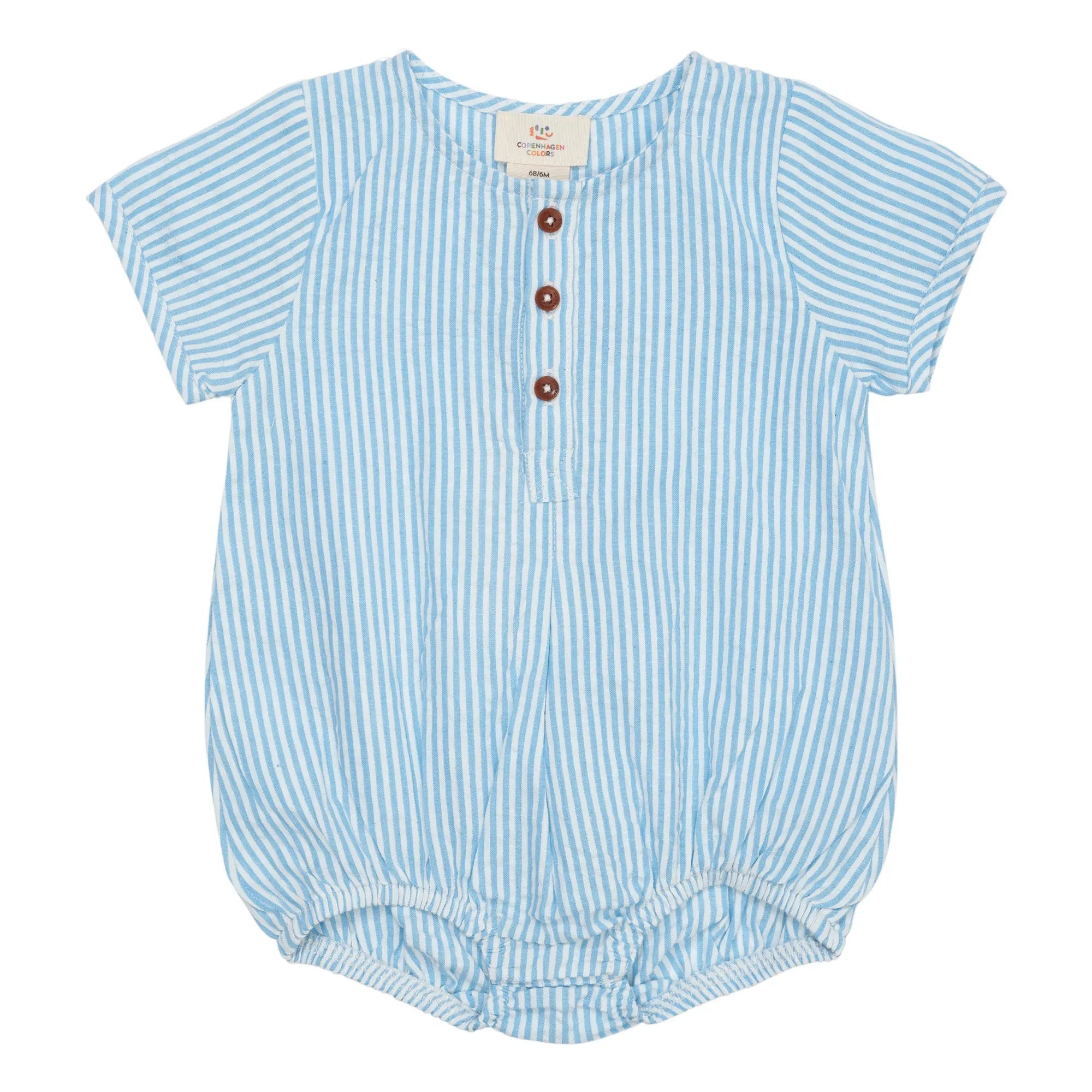 Copenhagen Colors - Seersucker Jumpsuit | Light Blue