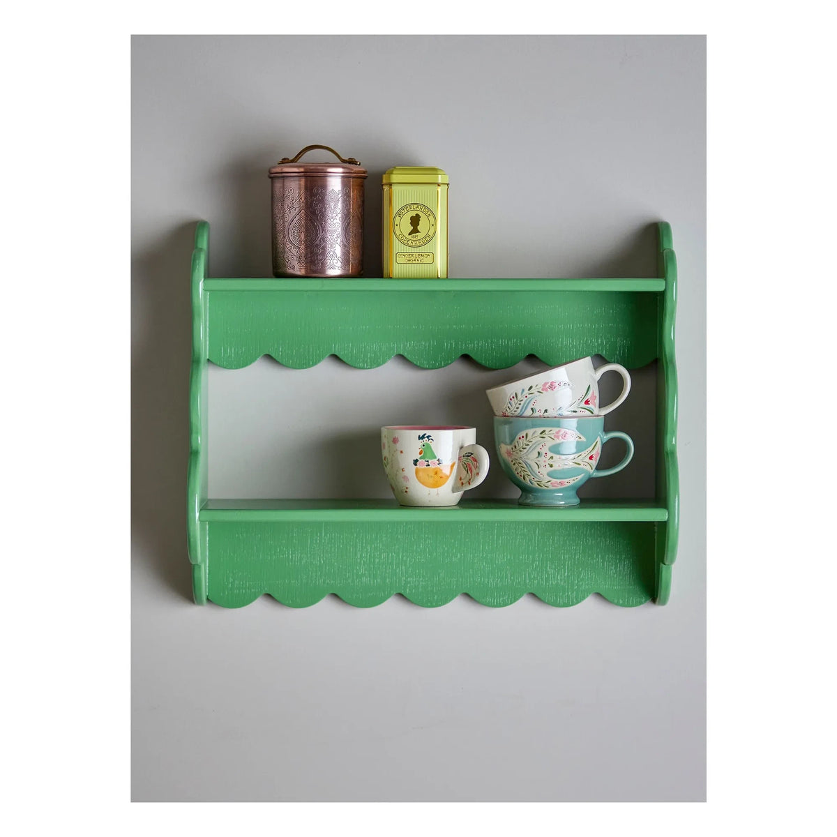 Bloomingville - Salla Wooden Shelf | Green
