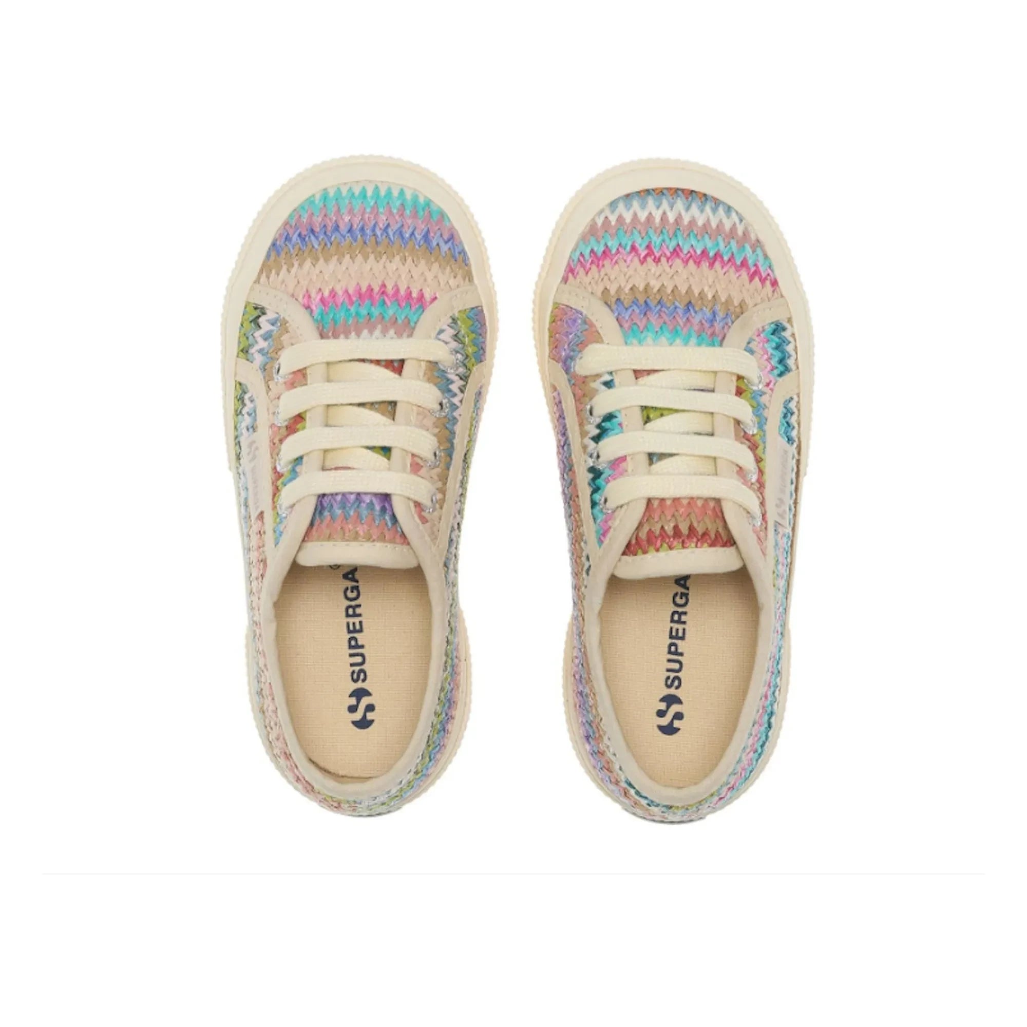 Superga - Bağcıklı Spor Ayakkabı 2750 Raphia | Pastel