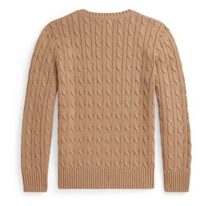 Ralph Lauren - Logo Cable Knit Sweater | Beige