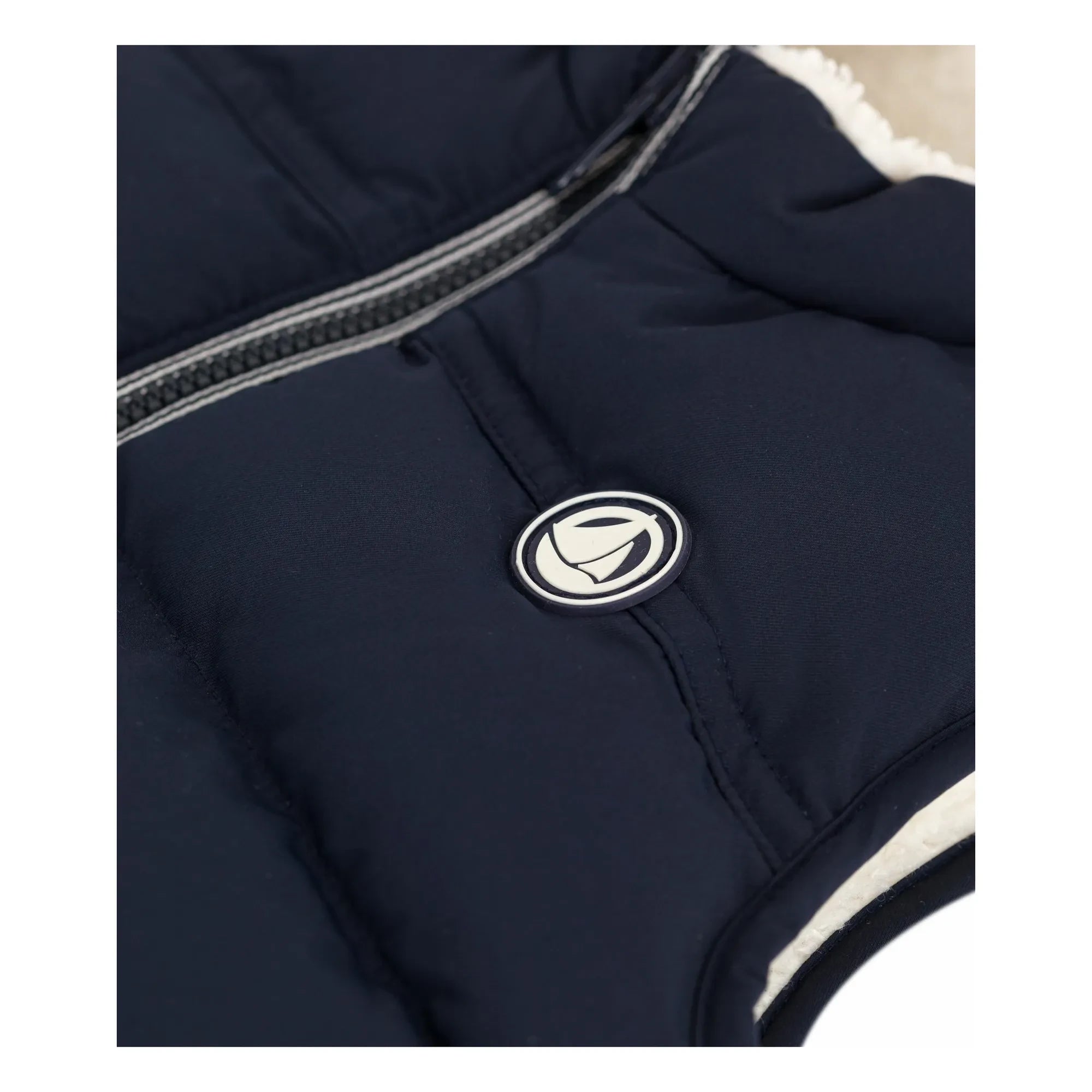 Petit Bateau - Logo Sleeveless Puffer Vest | Navy Blue