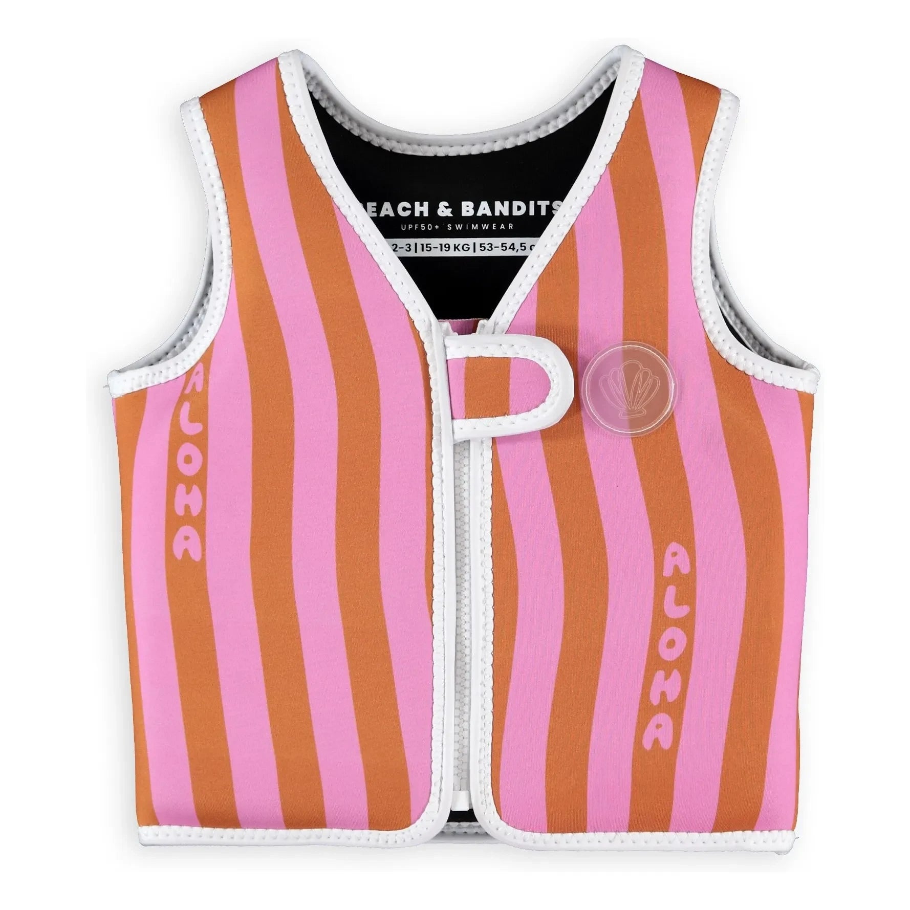 Beach & Bandits - Aloha Striped Swimsuit | Recycled fibers | Pink