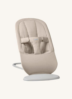 BabyBjörn - Begin Bouncer - Soft Brushed Woven Fabric, Sand Grey | Sand grey