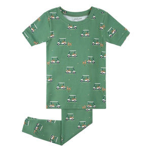 Petit Lem - Pyjama Golfettes Organic Cotton & Modal | Forest Green