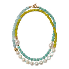 Lizzie Fortunato - Cabana Necklace | Green