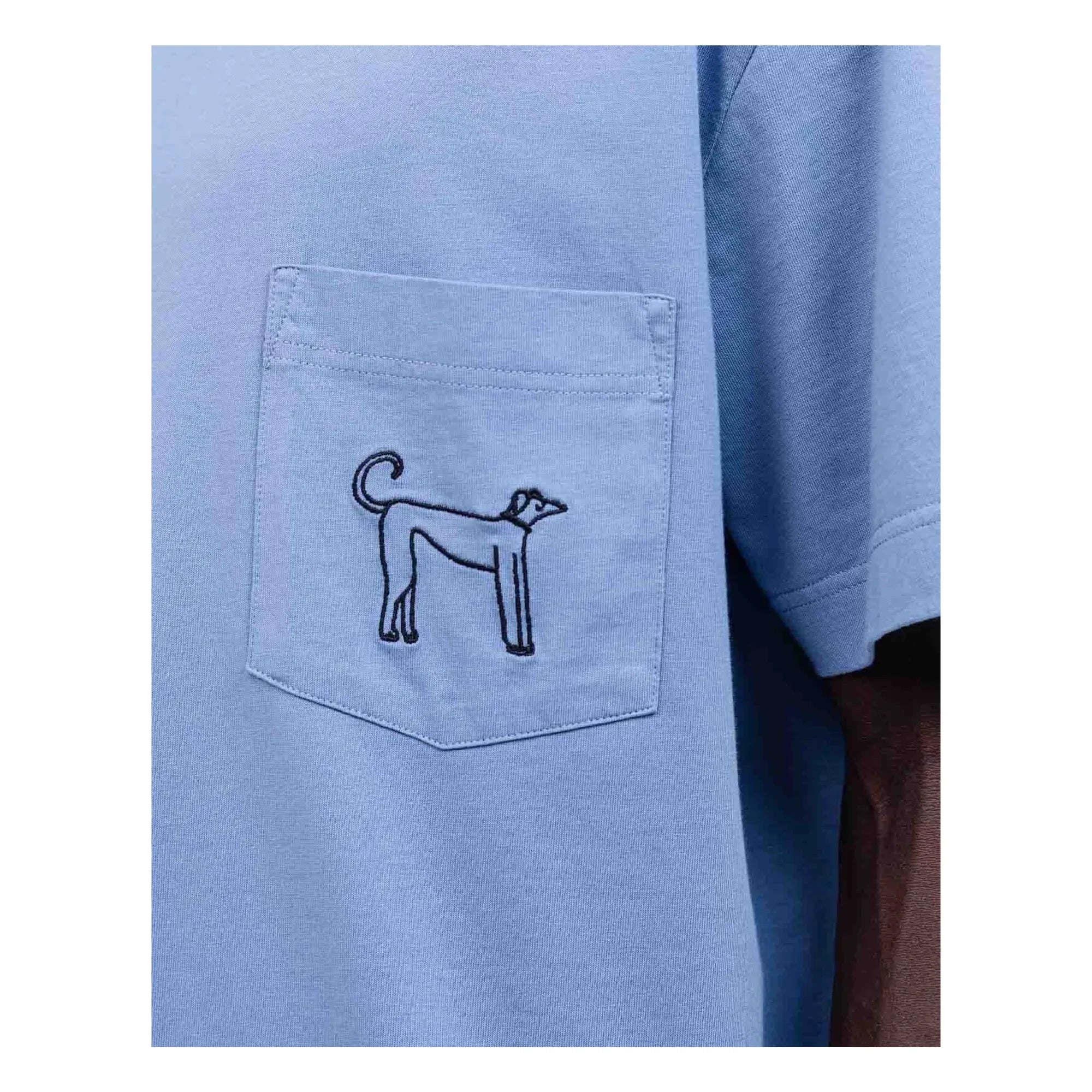 Olow - People T-shirt | Azure mavi