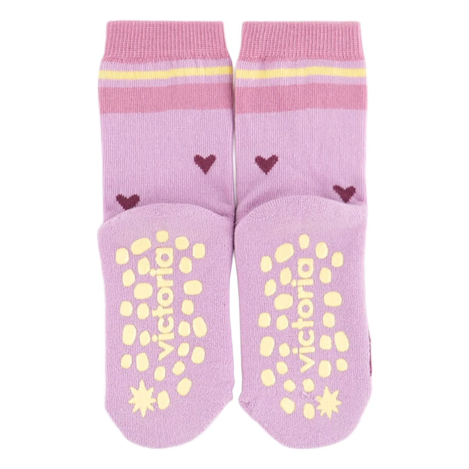 Victoria - Pink Heart Socks