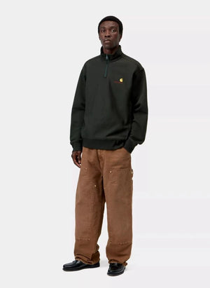 Carhartt WIP - American Script Yarım Fermuarlı Sweatshirt | Siyah