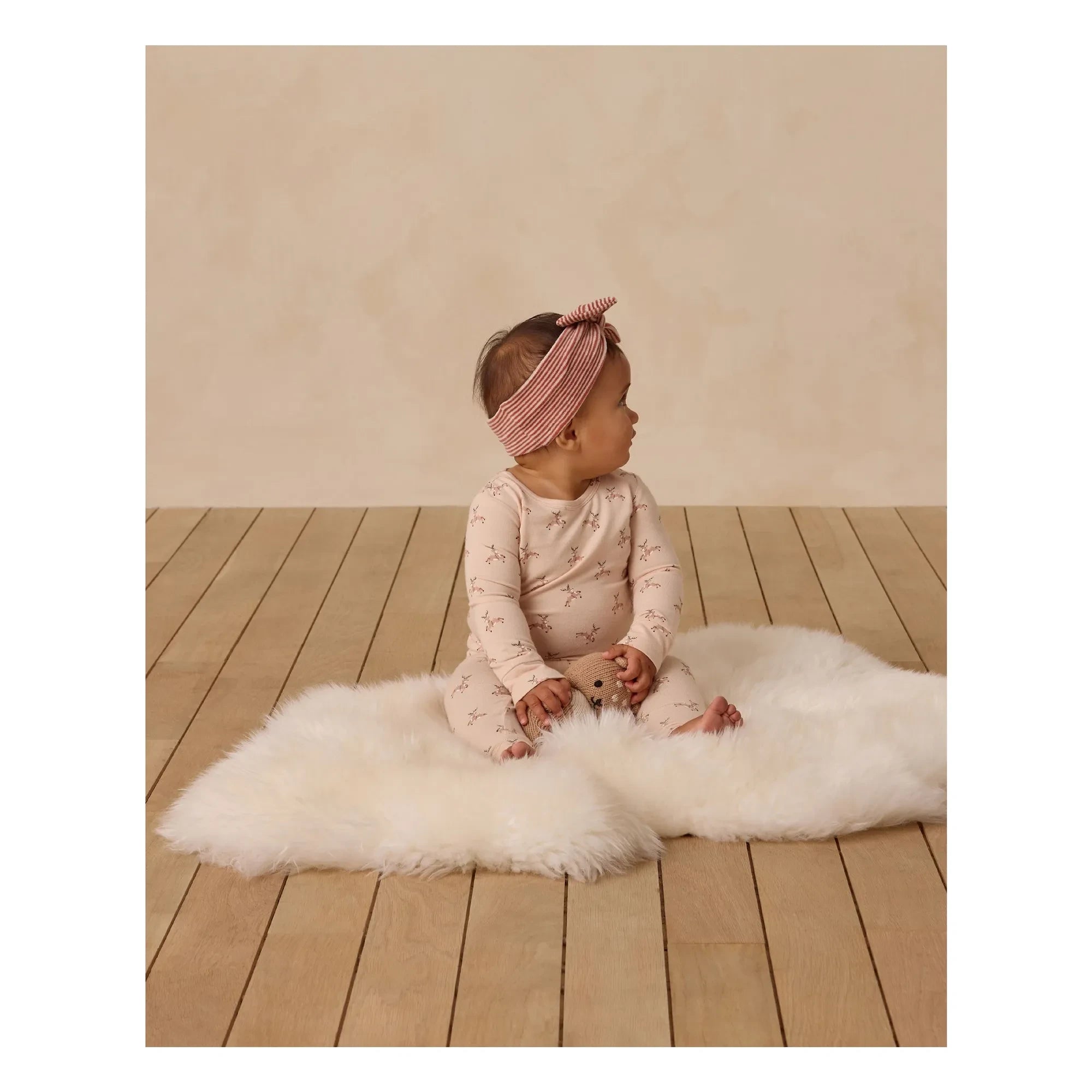 Quincy Mae - Rennes Pajama Set | Coral