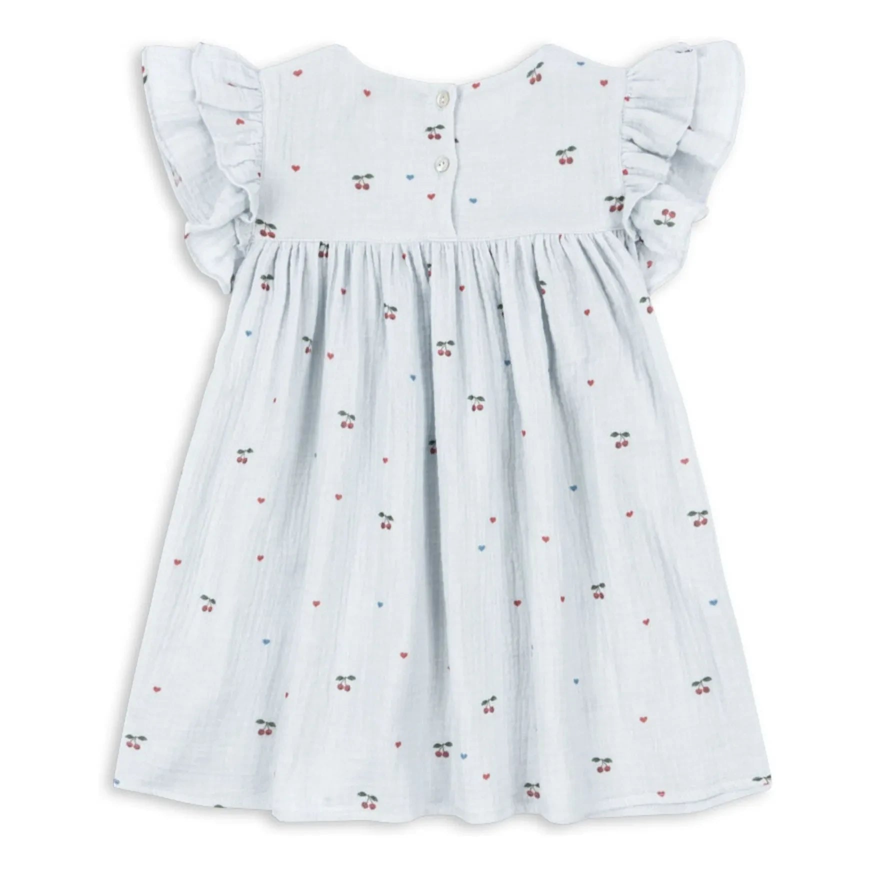 Konges Sløjd - Coco Cerises Organic Cotton Dress | Light blue