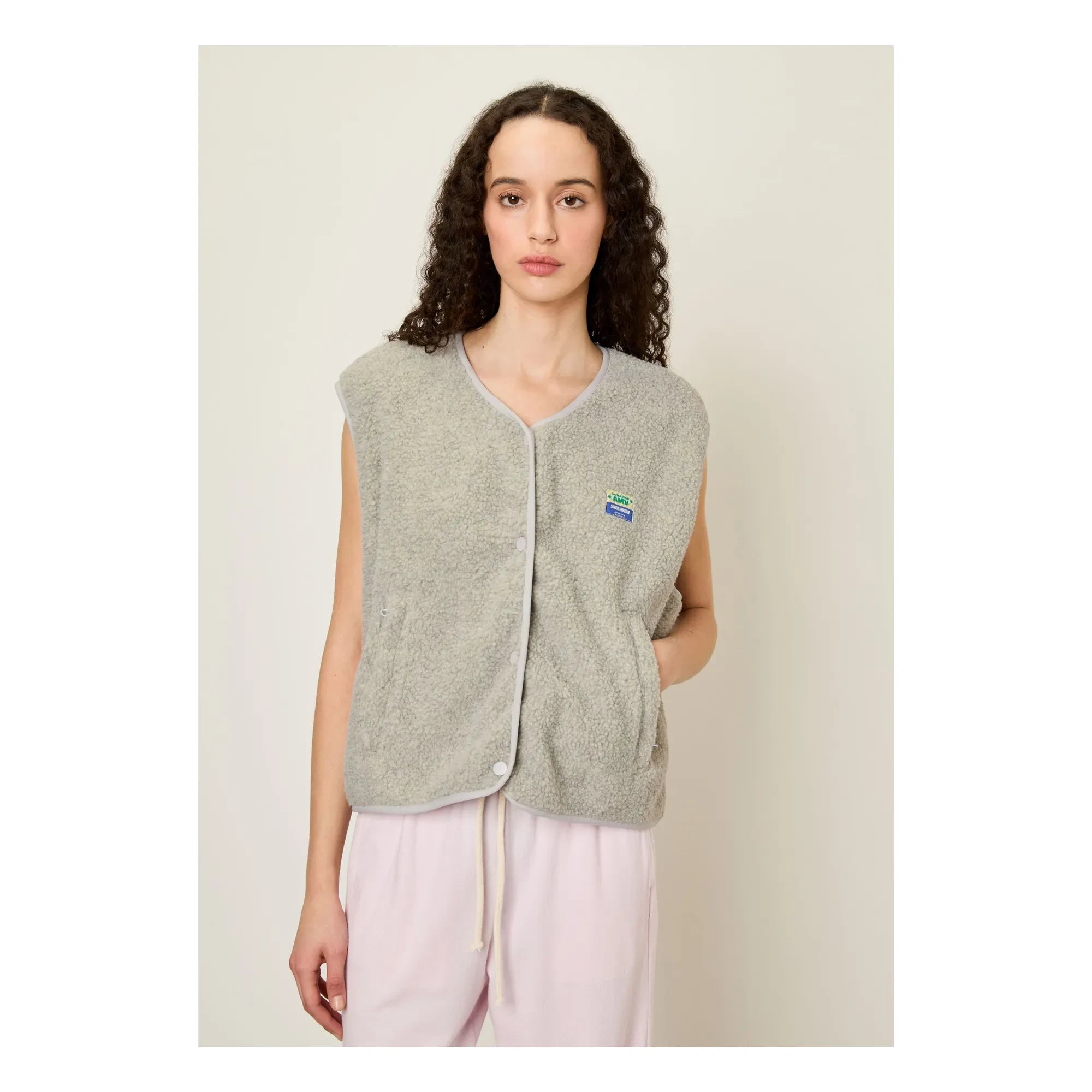 American Vintage - Hoktown Sleeveless Jacket | Light Gray